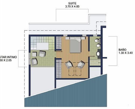 DUPLEX 3 DORMITORIOS 2 BAOS - PLANTA ALTA